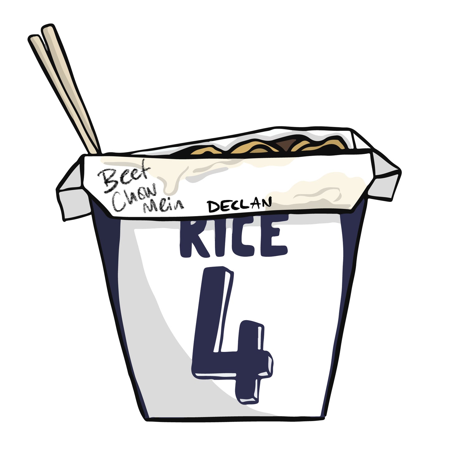 Beef Chow Mein Declan Rice - Unisex T-Shirt - England Shirt