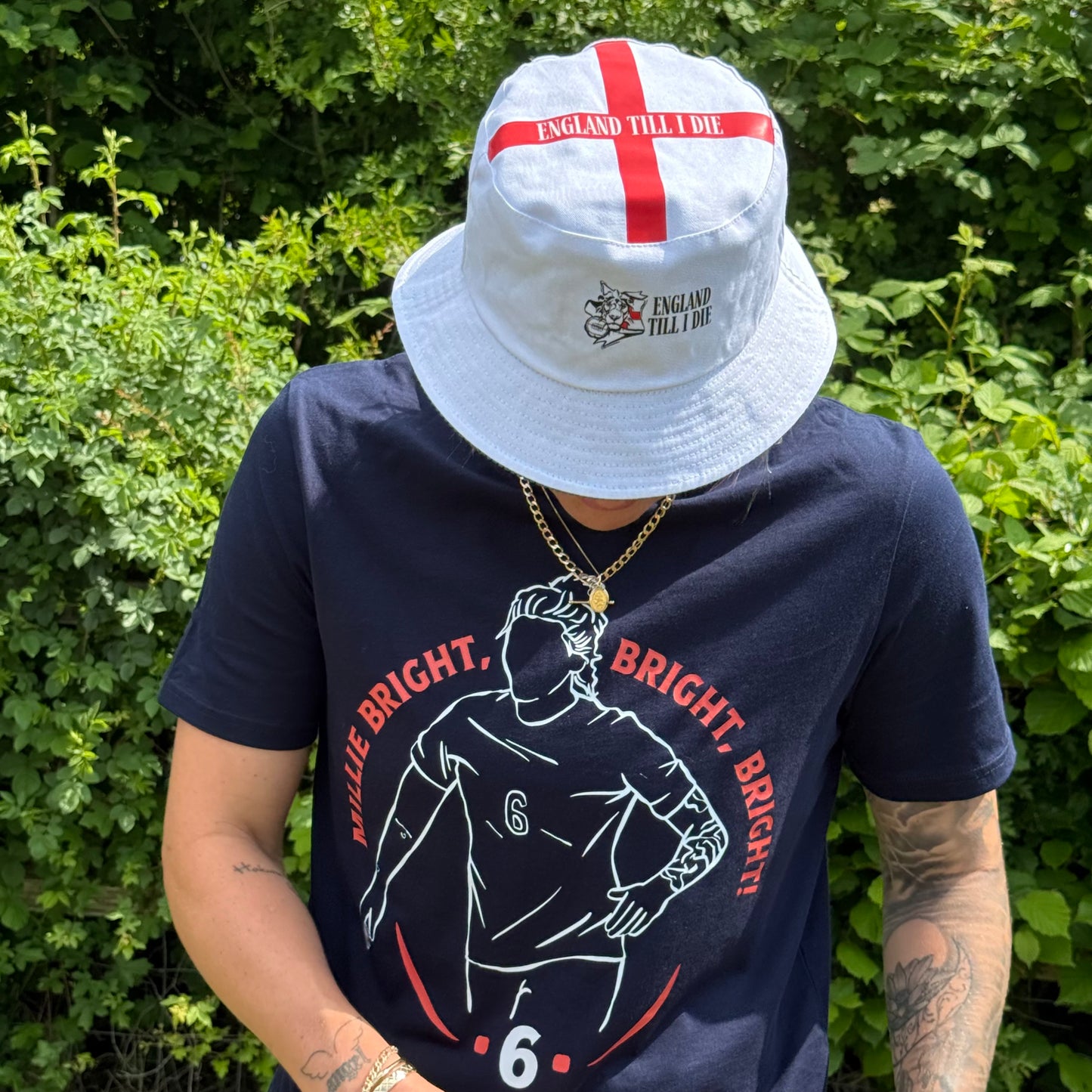 England Till I Die - Reversible Bucket Hat (Unisex)