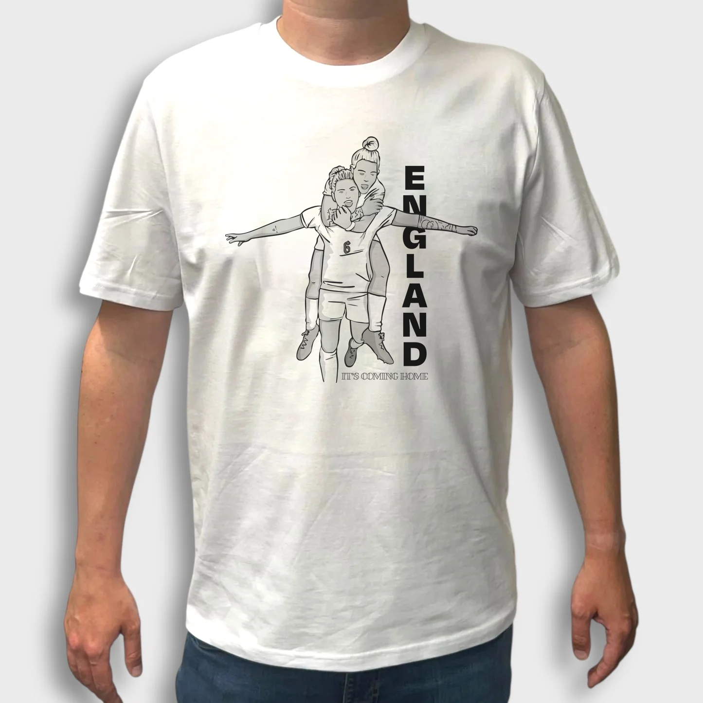 Daly & Bright - It's Coming Home - Unisex T-Shirt - England Shirt
