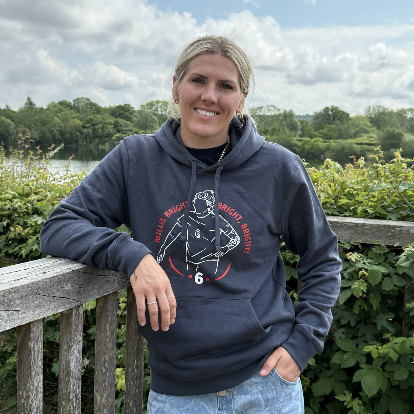 Millie Bright Bright Bright - Unisex Hoodie - England Hoodie