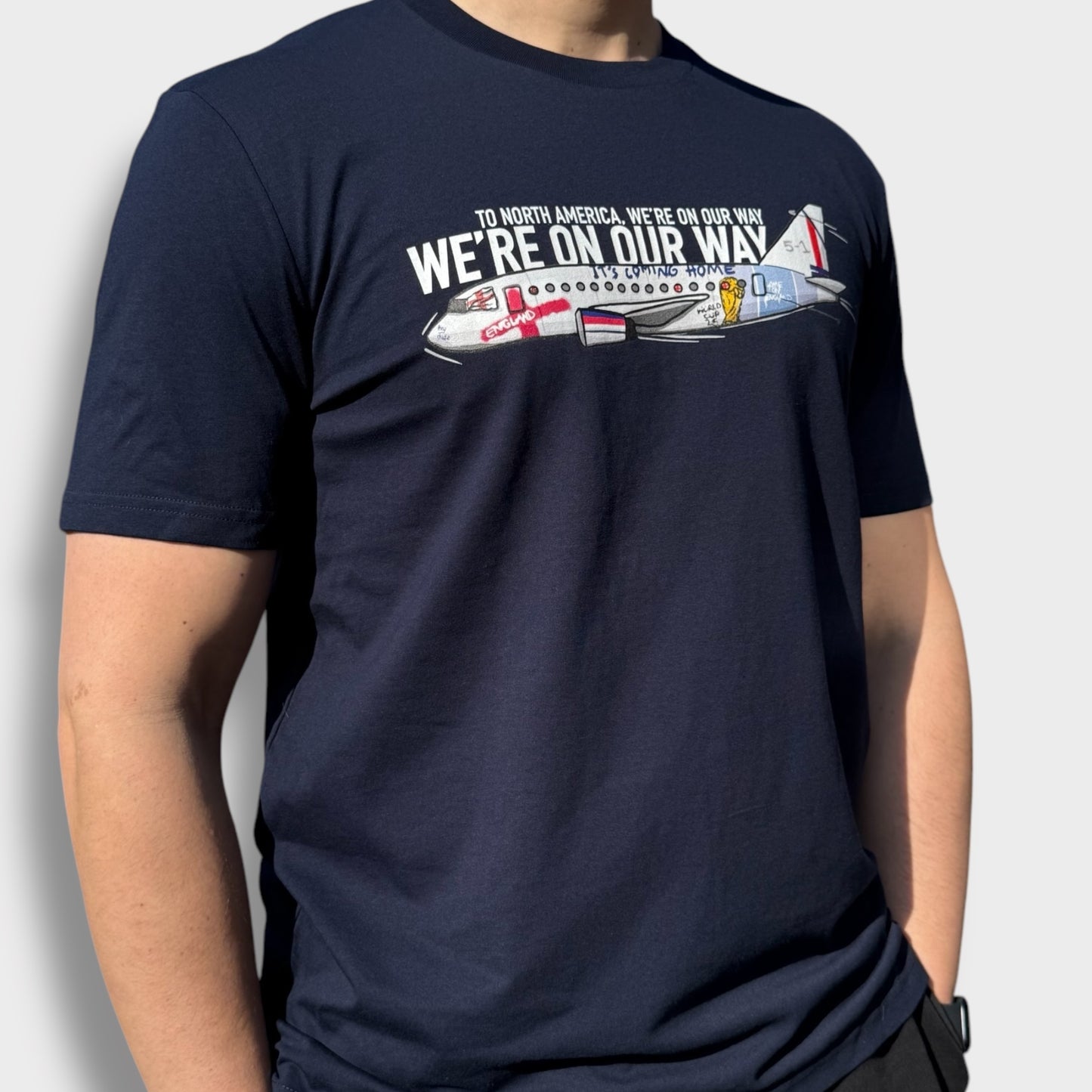 We're On Our Way (North America) - Unisex T-Shirt - England Shirt