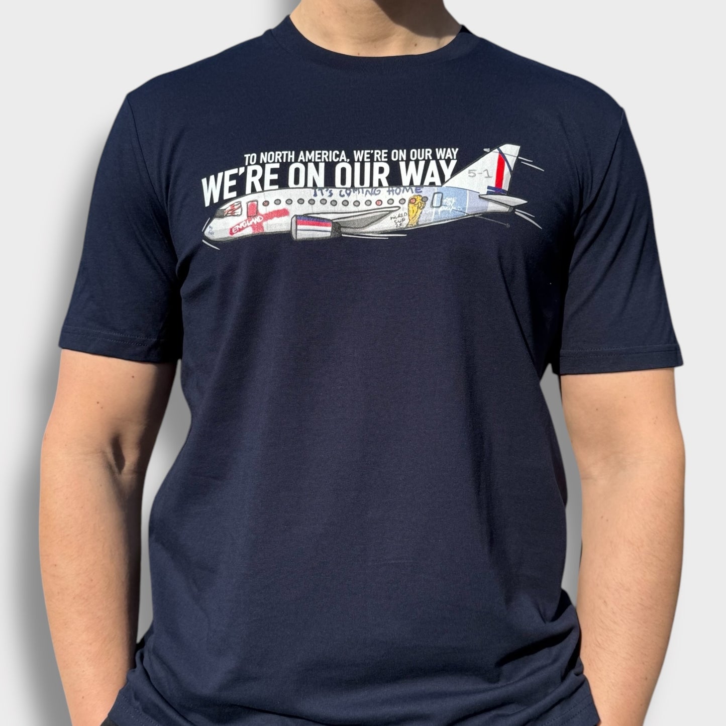 We're On Our Way (North America) - Unisex T-Shirt - England Shirt